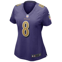 Baltimore Ravens Nike Lamar Jackson Women's Alternate Game Player Jersey