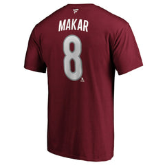 Cale Makar Colorado Avalanche Fanatics Authentic Stack Player Name & Number T-Shirt On Sale