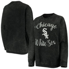 Chicago White Sox G-III 4Her by Carl Banks Women's Script Comfy Cord Pullover Sweatshirt | MLB Discount
