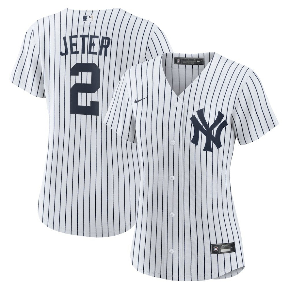 Derek Jeter New York Yankees Nike Women's Home Replica Player Name Jersey | MLB Outlet