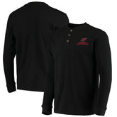 Arizona Cardinals Dunbrooke Logo Maverick Thermal Henley Long Sleeve T-Shirt