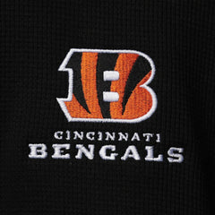 Cincinnati Bengals Dunbrooke Logo Maverick Thermal Henley Long Sleeve T-Shirt