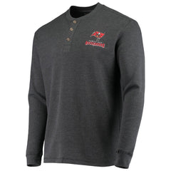 Tampa Bay Buccaneers Dunbrooke Logo Maverick Thermal Henley Long Sleeve T-Shirt