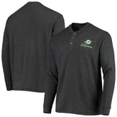 Miami Dolphins Dunbrooke Logo Maverick Thermal Henley Long Sleeve T-Shirt