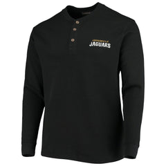 Jacksonville Jaguars Dunbrooke Logo Maverick Thermal Henley Long Sleeve T-Shirt