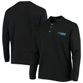 Carolina Panthers Dunbrooke Logo Maverick Thermal Henley Long Sleeve T-Shirt