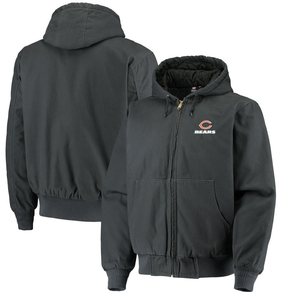 Chicago Bears Dunbrooke Dakota Cotton Canvas Hooded Jacket