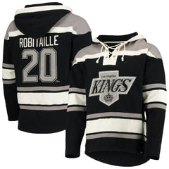 Luc Robitaille Los Angeles Kings '47 Retired Player Name & Number Lacer Pullover Hoodie Sale