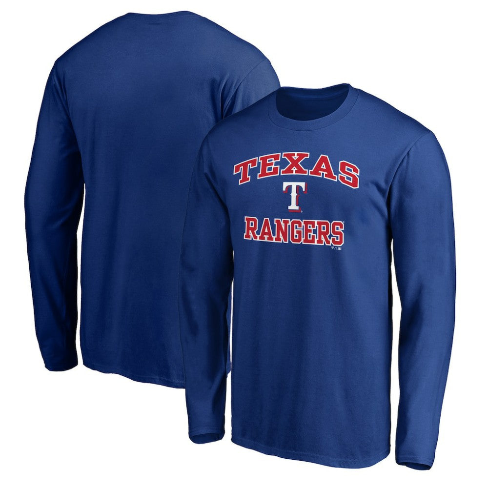 Men's Royal Texas Rangers Team Heart & Soul Long Sleeve T-Shirt | MLB Near me