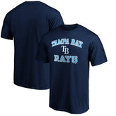 Tampa Bay Rays Fanatics MTO Label Heart & Soul T-Shirt | MLB For sale