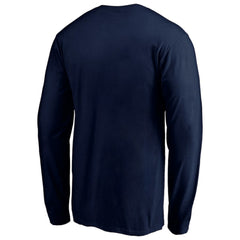 Men's Navy Chicago Cubs Team Heart & Soul Long Sleeve T-Shirt | MLB US