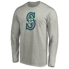 Seattle Mariners Official Team Logo Long Sleeve T-Shirt | MLB Online