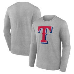 Texas Rangers Official Team Logo Long Sleeve T-Shirt | MLB Near me
