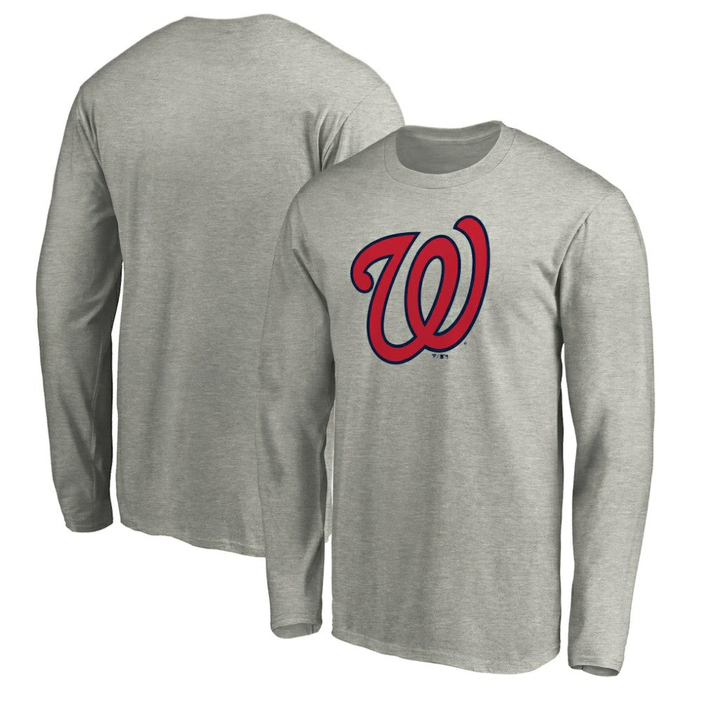 Washington Nationals Official Team Logo Long Sleeve T-Shirt | MLB Discount