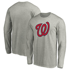 Washington Nationals Official Team Logo Long Sleeve T-Shirt | MLB Discount