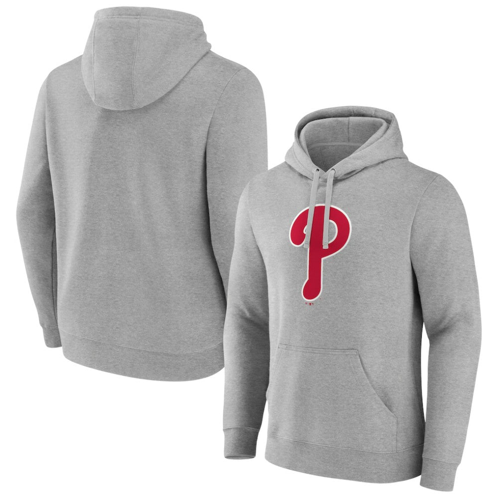 Philadelphia Phillies Official Logo Fitted Pullover Hoodie | MLB Near me