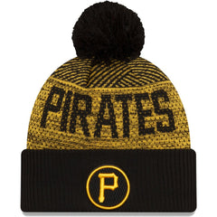 Pittsburgh Pirates New Era Authentic Collection Sport Cuffed Knit Hat with Pom | MLB Outlet
