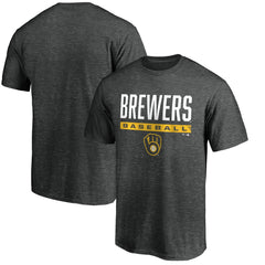 Milwaukee Brewers Win Stripe Logo T-Shirt | MLB New