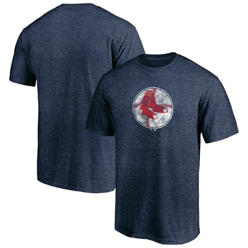 Boston Red Sox Cooperstown Collection True Classics Throwback Logo Tri-Blend T-Shirt | MLB On Sale