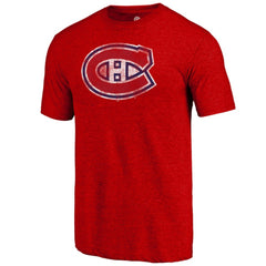 Montreal Canadiens Distressed Tri-Blend T-Shirt Online