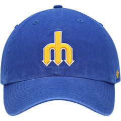 Seattle Mariners '47 1977 Logo Cooperstown Collection Clean Up Adjustable Hat | MLB Discount
