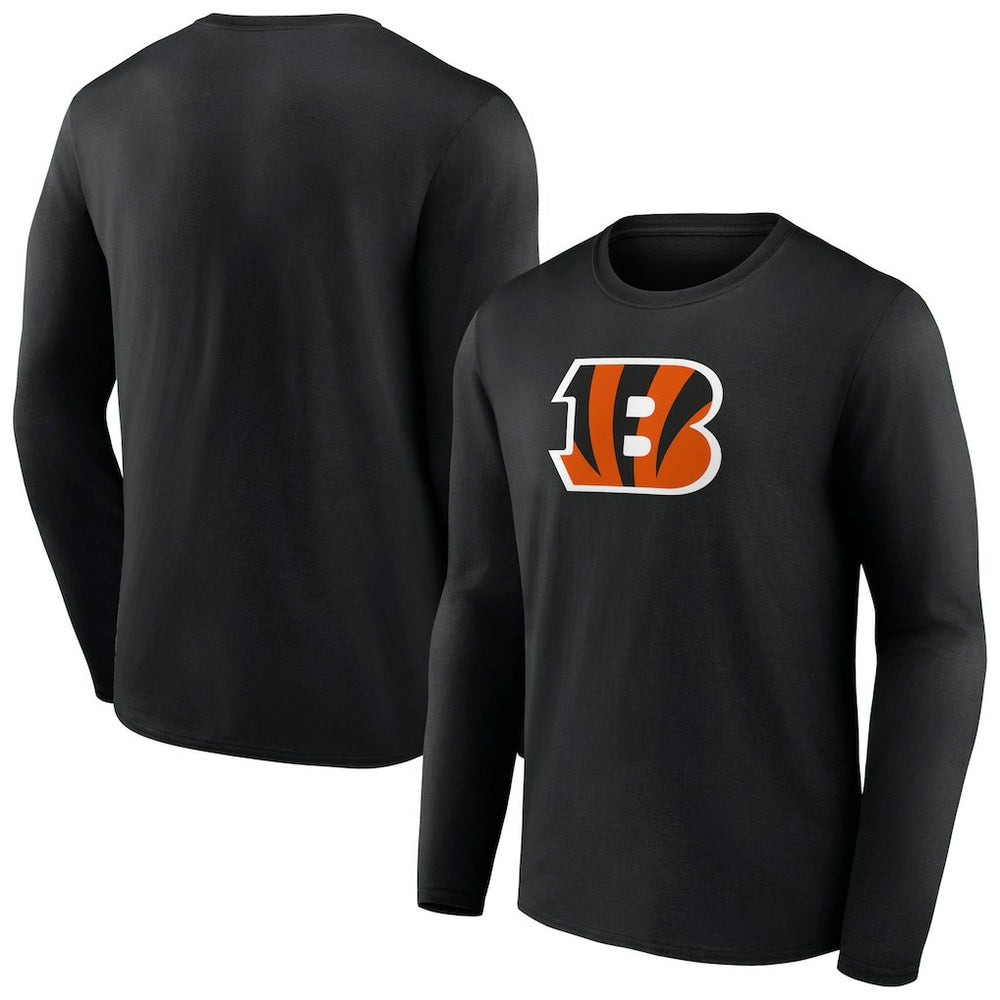 Cincinnati Bengals Primary Team Logo Long Sleeve T-Shirt