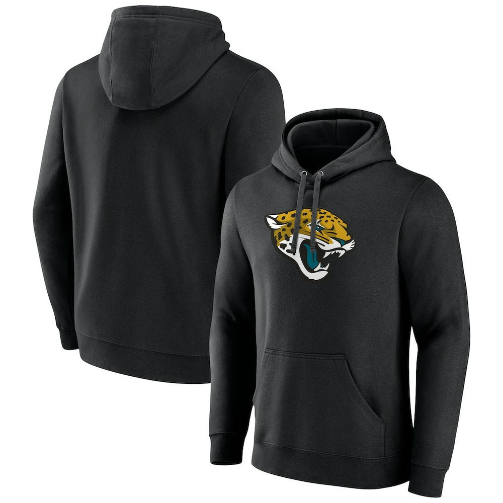 Jacksonville Jaguars Primary Logo Fitted Pullover Hoodie