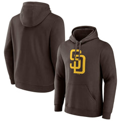 San Diego Padres Official Logo Fitted Pullover Hoodie | MLB Outlet