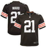 Cleveland Browns Nike Denzel Ward Youth Game Jersey