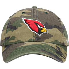 Arizona Cardinals 47 brand '47 Woodland Clean Up Adjustable Hat