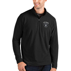 Las Vegas Raiders Antigua Glacier Quarter-Zip Pullover Jacket