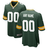 Green Bay Packers Custom Game Jersey - Green