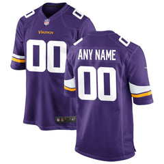 Minnesota Vikings Nike Custom Game Jersey
