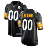 Pittsburgh Steelers Custom Game Jersey - Black