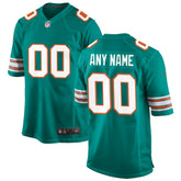 Miami Dolphins Nike Alternate Custom Game Jersey