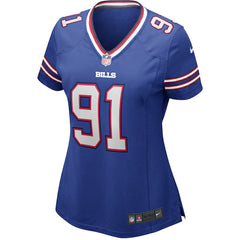 Buffalo Bills Nike Ed Oliver Women's Game Jersey