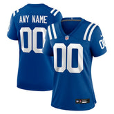 Indianapolis Colts Women's Custom Game Jersey - Royal