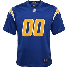 Los Angeles Chargers Nike Youth Alternate Custom Game Jersey