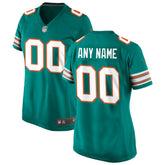 Miami Dolphins Nike Women's Alternate Custom Game Jersey