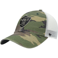 Las Vegas Raiders 47 brand '47 Branson Trucker Clean Up Hat