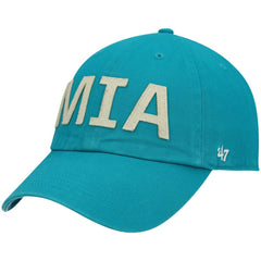 Miami Dolphins 47 brand '47 Women's Finley Clean Up Adjustable Hat