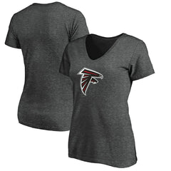 Atlanta Falcons Women's Primary Logo V-Neck T-Shirt