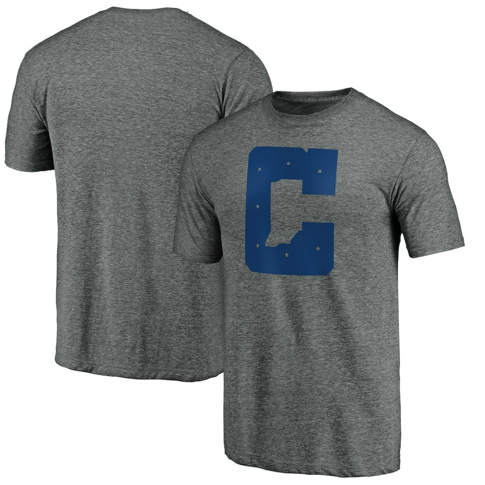 Indianapolis Colts Secondary Logo Tri-Blend T-Shirt
