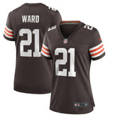 Cleveland Browns Nike Denzel Ward Women's Player Game Jersey