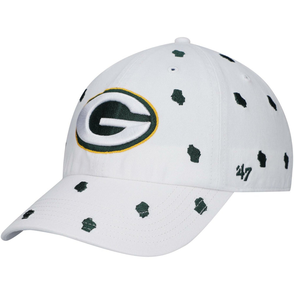 Green Bay Packers 47 brand '47 Women's Confetti Clean Up Adjustable Hat
