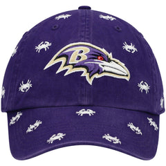 Baltimore Ravens 47 brand '47 Women's Confetti Clean Up Adjustable Hat