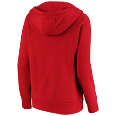 St. Louis Cardinals Fanatics Women's Core High Class Crossover Pullover Hoodie | MLB On Sale