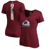 Nathan MacKinnon Colorado Avalanche Women's Playmaker V-Neck T-Shirt On Sale