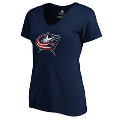 Zach Werenski Columbus Blue Jackets Women's Playmaker V-Neck T-Shirt For Sale