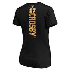 Sidney Crosby Pittsburgh Penguins Women's Playmaker V-Neck T-Shirt For Sale